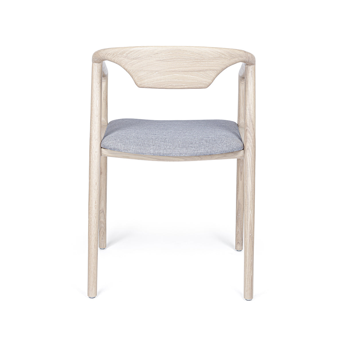 Chaise avec dossier, chêne, aspect naturel
