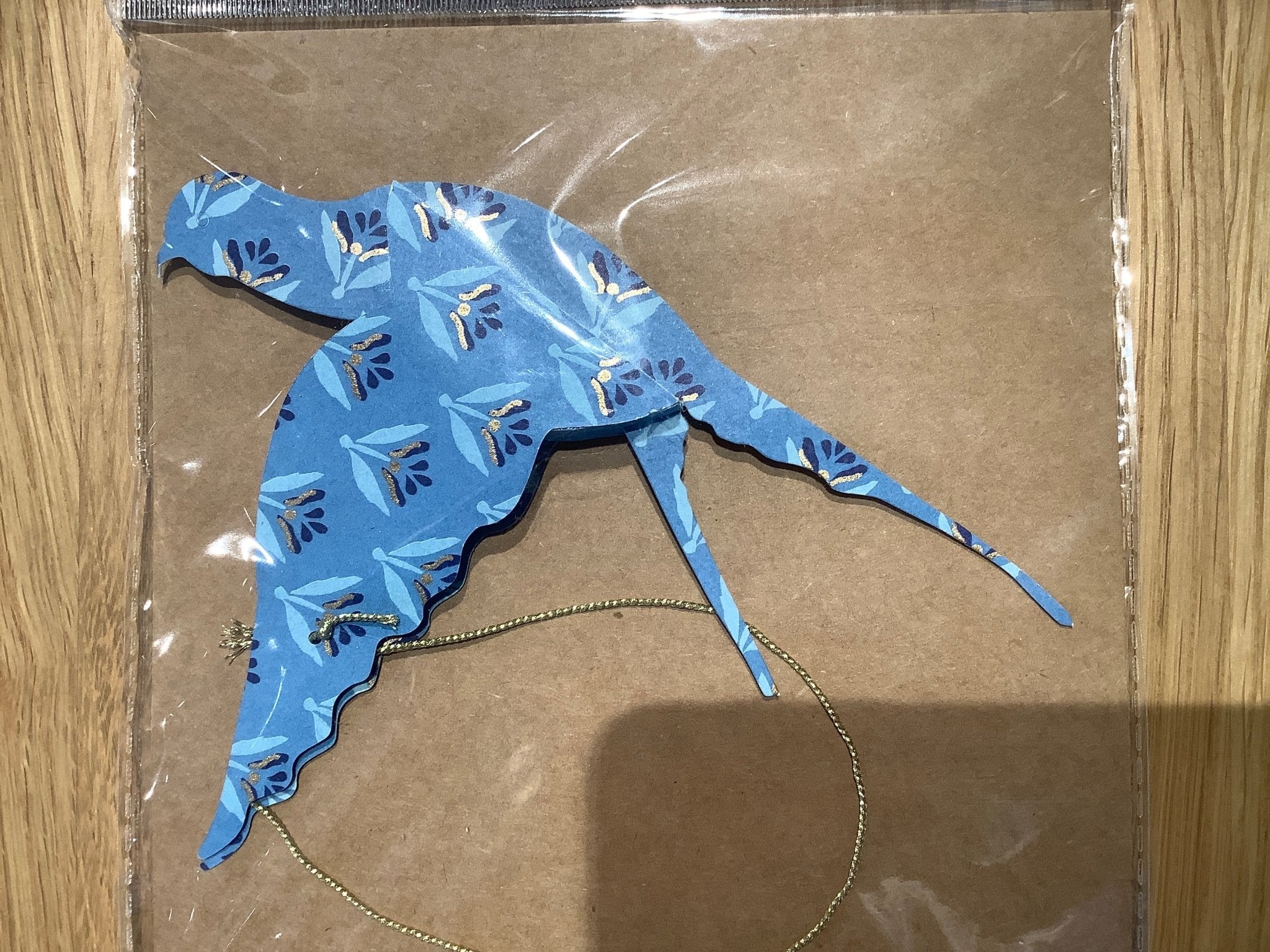 Papieranhänger, Schwalbe - Anton Doll Holzmanufaktur