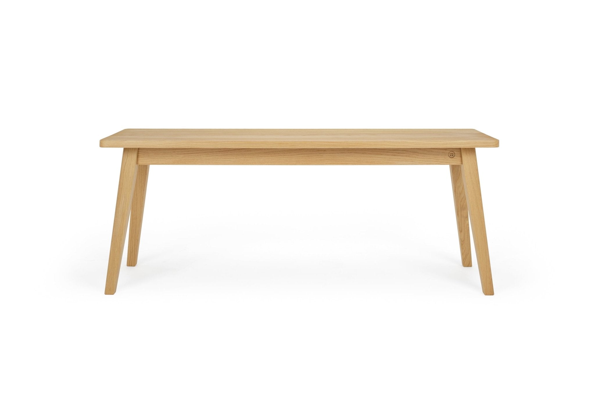 Down-to-earth bench “Josef” – honey-look oak wood