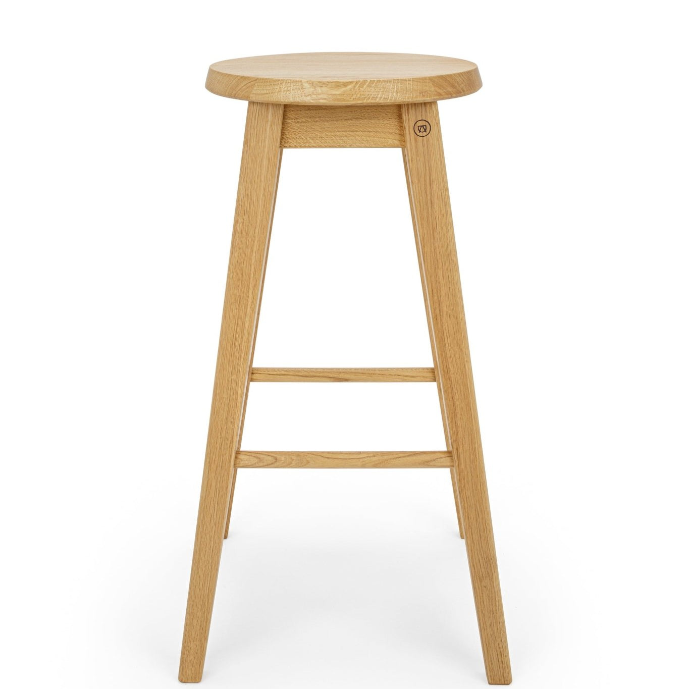 Ok Affarefatto Barhocker Aus Massivholz – Walnussoptik, 66 Cm Hoch, Fertig Montiert